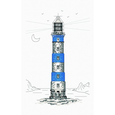 KIT PT DE CROIX & BROD 25X35 PHARE BLEU