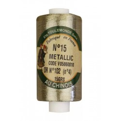 METALLIC N°15 - BTE DE 10 FUSETTES 15 GRS