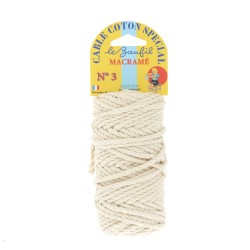 CABLE COTON MACRAME N°3 100GR 4MM-40M