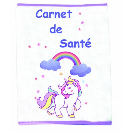 CARNET DE SANTE LICORNE 16X24