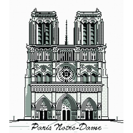 KIT PT DE CROIX & BROD 40X45 NOTRE - DAME - FACE