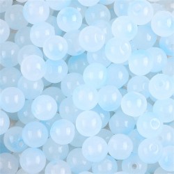 PERLES EN VERRE RONDES 8MM 50PCS/SAC