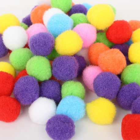 POMPONS 30MM 100PCS/SAC