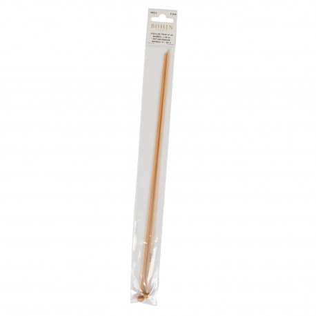 AIGUILLE A TRICOTER BAMBOU 35CM - 3,5MM