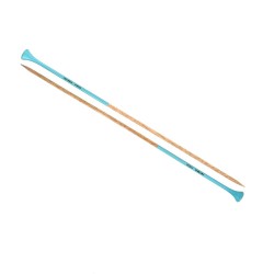 AIGUILLE TRICOT BOIS COULEUR 40CM - 5,5MM