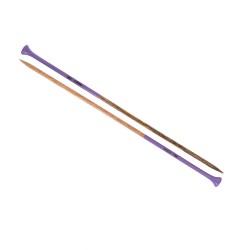 AIGUILLE TRICOT BOIS COULEUR 40CM - 7MM
