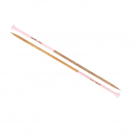 AIGUILLE TRICOT BOIS COULEUR 40CM