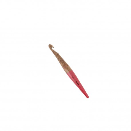 CROCHET BOIS COULEUR 15CM - 10MM