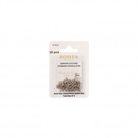 AGRAFE COUTURE N°8 - BLISTER 30PCS