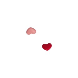 BOUTON PLASTIQUE COEUR 17MM