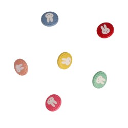 BOUTON PLASTIQUE LAPIN 17MM