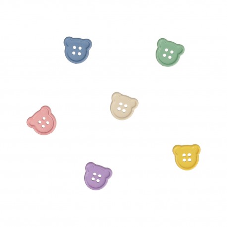 BOUTON PLASTIQUE TETE 17MM