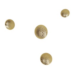 BOUTON BOULE METAL 15MM