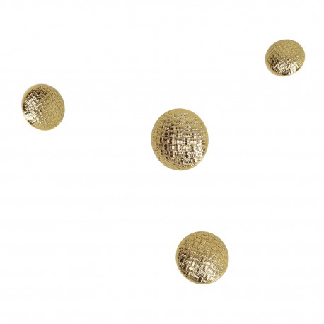 BOUTON BOULE METAL 15MM