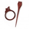SHAWL PINS FLORA SYMFONIE AVEC BROCHE