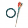SHAWL PINS FLORA SYMFONIE AVEC BROCHE