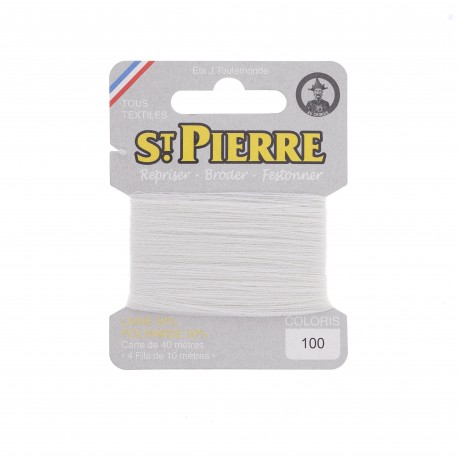 FIL A REPRISER ST PIERRE 10M COFFRET 120 CARTES