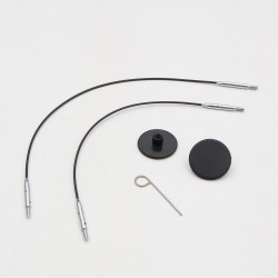 2 CABLES MINI AIGUILLES INTERCHANGEABLES-13&17CM