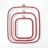 TAMBOUR CARRE FLEXI HOOP 10MM - 18X20CM
