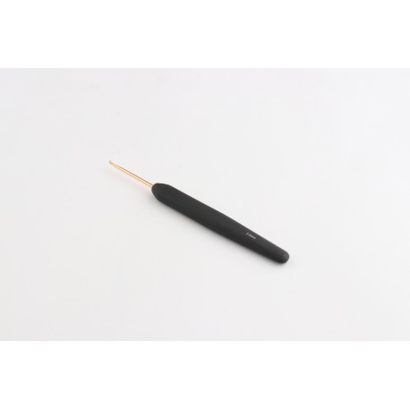 CROCHET OR SIMPLE MANCHE SOFT NOIR 2 MM