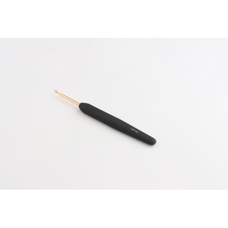 CROCHET OR SIMPLE MANCHE SOFT NOIR 3 MM