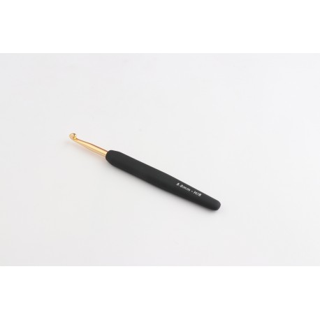 CROCHET OR SIMPLE MANCHE SOFT NOIR 5 MM