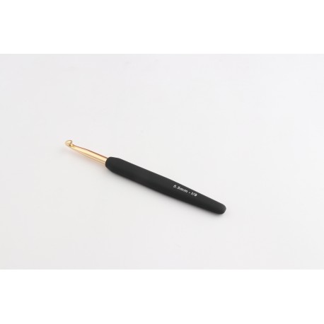 CROCHET OR SIMPLE MANCHE SOFT NOIR 5,5 MM