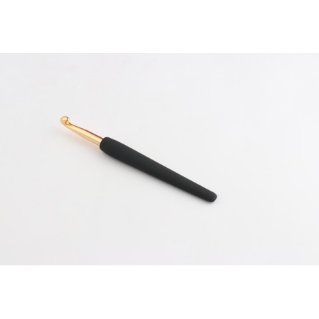 CROCHET OR SIMPLE MANCHE SOFT NOIR 8 MM