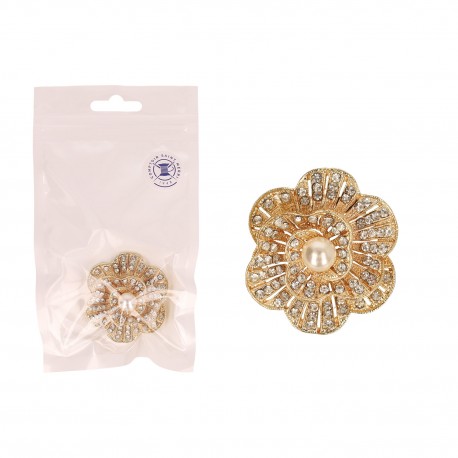 BROCHE FLEUR 45X45MM