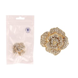 BROCHE FLEUR 35X35MM