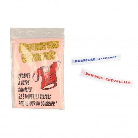 ETIQUETTES NOM TISSES