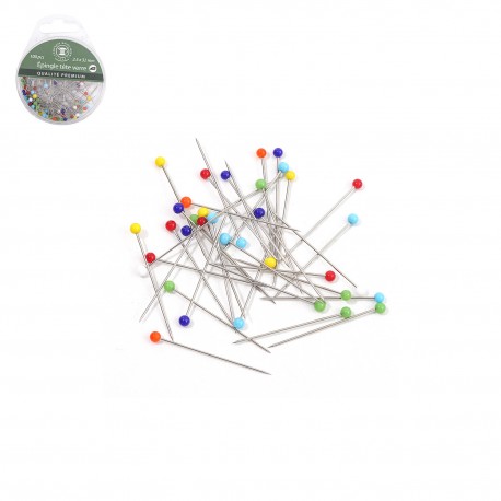 EPINGLE TETE VERRE 2,5*32MM *100