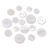 BOUTON NACRE BLANC