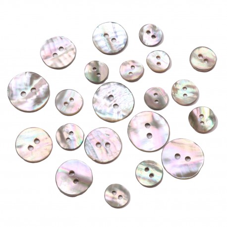 BOUTON NACRE NATUREL