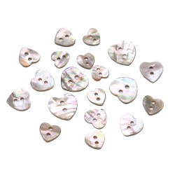 BOUTON NACRE COEUR