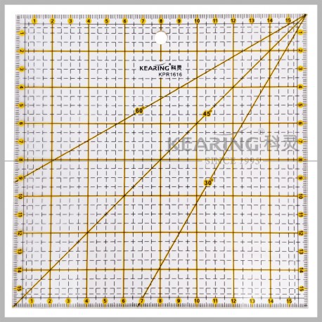 REGLE PATCHWORK 16X16CM