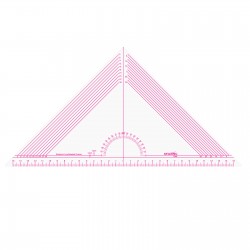 EQUERRE FLEXIBLE PLASTIQUE 30CM