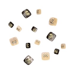 BOUTON CARRÉ NOEUD 12MM