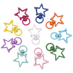 MOUSQUETON ETOILE *10PCS