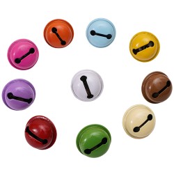 PERLES MULTICOLORES 22MM *10PCS