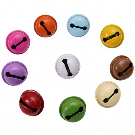 PERLES MULTICOLORES 22MM *10PCS