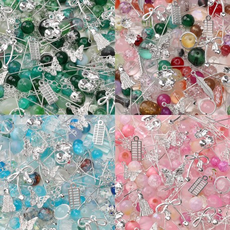 PERLES AVEC BRELOQUES 50G/SACHET