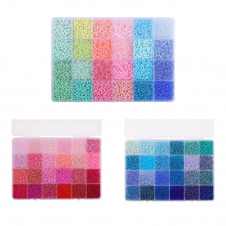 BOITE PERLES MULTICOLORE