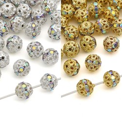 PERLES STRASS 8MM *10PCS