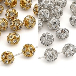 PERLES STRASS 8MM *5PCS