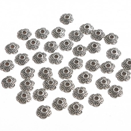 PERLES ZINC 10MM *50PCS