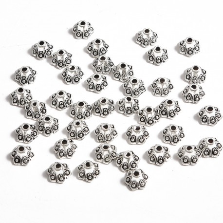 PERLES ZINC 8MM *50PCS