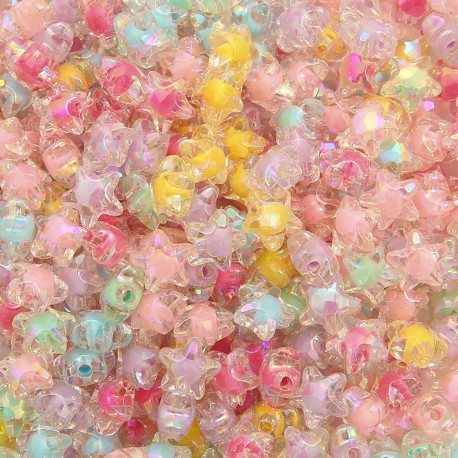 PERLES ACRYLIQUE ETOILE 11X11,5MM 30G