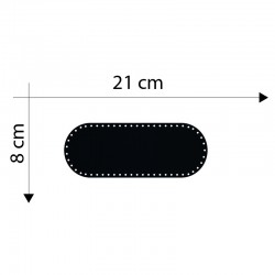 FOND DE SAC SIMILI 21X8 CM SUR COMMANDE