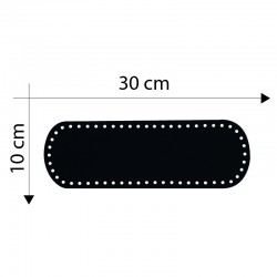 FOND DE SAC SIMILI 30X10CM SUR COMMANDE